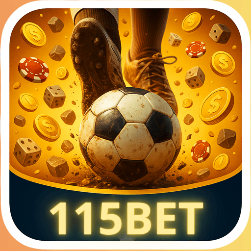Imagem promocional da 115BET mostrando a plataforma e suas vantagens
